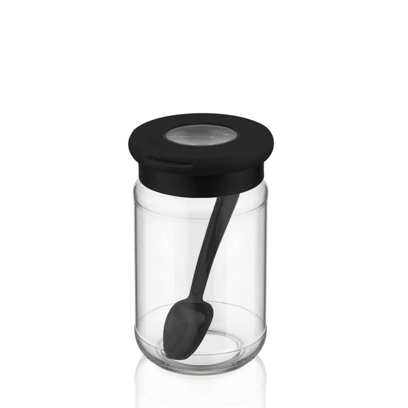 Vorratsglas mit Löffel Vorratsglas mit Löffel